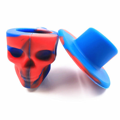 2019 Factory Direct Sales Of New Skull Silicone Pipe Popular In Europe And America Creative Camouflage Pipe Portable Smoking Set