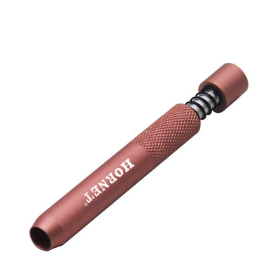 Aluminum Alloy Mini Pipe, Portable With Washable Spring Pipe, Smoking Accessories