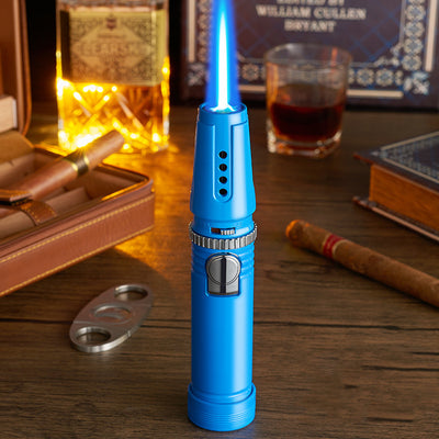 Windproof Electronic Inflatable Cigar Lighter - TABACALERA.COM