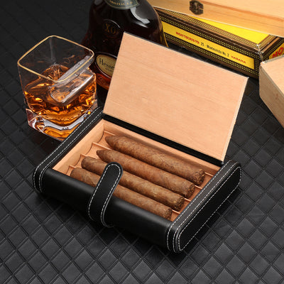 Cigar Moisturizing Box Travel Portable Protective Cover - TABACALERA.COM
