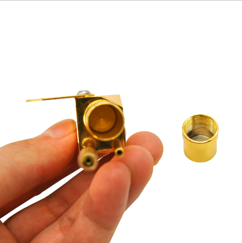 New pipe brass pipe set golden concept pipe metal pipe