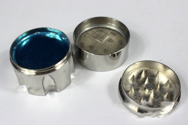 Bullet Cigarette Grinder Pipe Metal Cigarette Crusher Three-Layer Cigarette Crusher