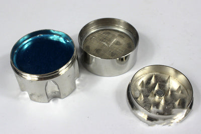Bullet Cigarette Grinder Pipe Metal Cigarette Crusher Three-Layer Cigarette Crusher