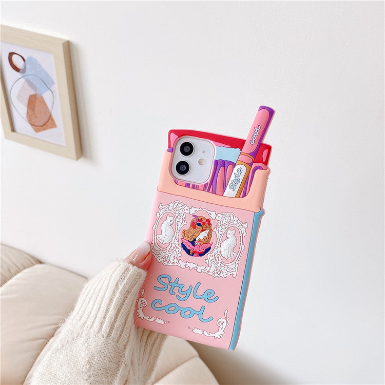 Silicone Powder Cigarette Phone Case