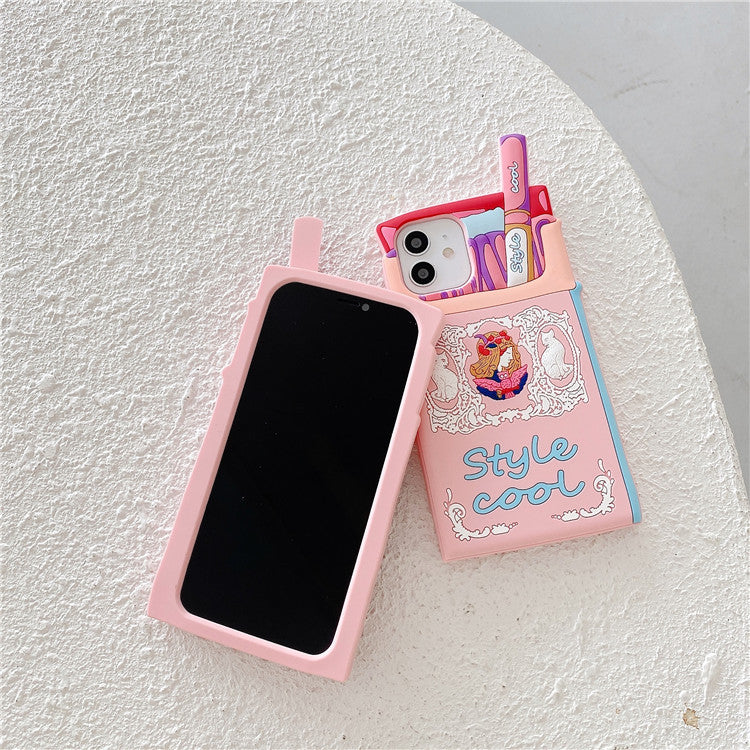 Silicone Powder Cigarette Phone Case