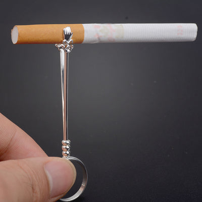 Smoking prevention finger cigarette holder