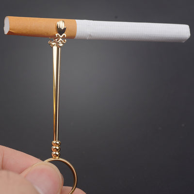 Smoking prevention finger cigarette holder