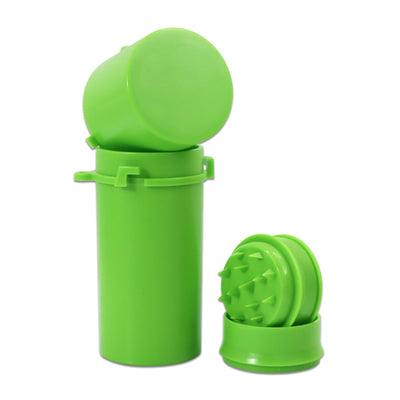 2 In 1 Multicolor Sealed Storage Plastic Smoke Grinder